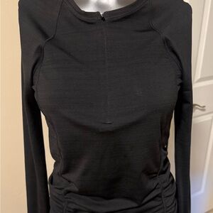 Athleta Black Long Sleeve Top
